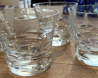 23. Set of 4 Baccarat Lowball Glasses 