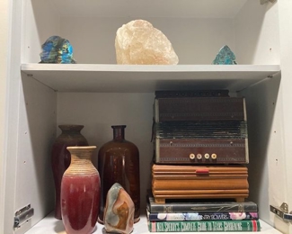 some very nice pottery and geology specimens