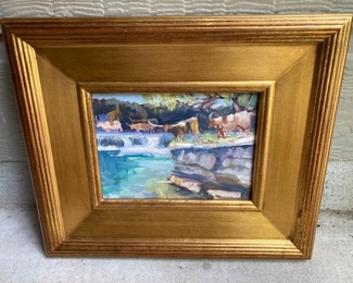 Texas oil painting by Ron Vaughan