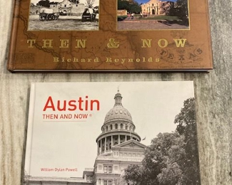Many books with Texas and Austin theme