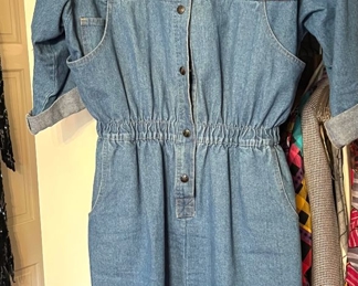 Vintage 80’s Jean Dress 