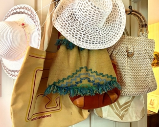 Vintage Totes , Purses, & Hats 