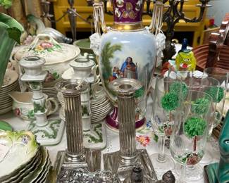 The Austrian vase in the center is sold.