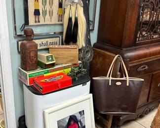 The brown purse is sold