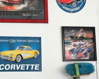 Corvette wall decor