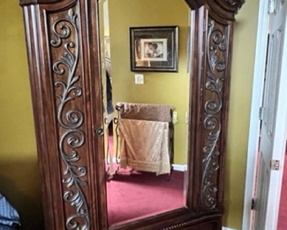 Armoire with mirror