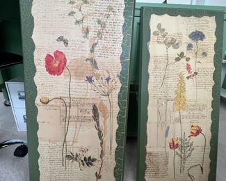 panel painted wood art