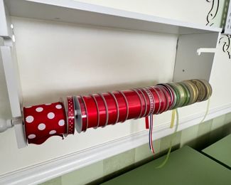 misc ribbon and holder rod