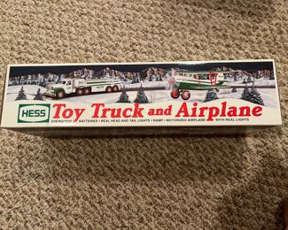 toy truck and airplane