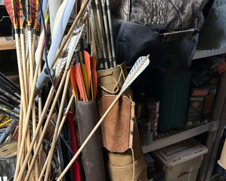 Recurve bows and arrows