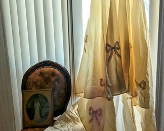 Original 1940s Wedding Dress, Veil and Original Photographs