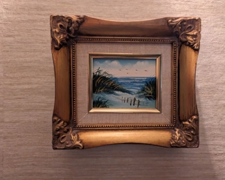 Oil Painting, Seascape Scene