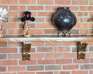 Signed Katchinas                                                                                            Black on Black Vessel