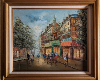 Tyler, Oil Painting, European Scene