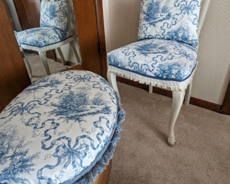 Victorian Style Chair and Side Table