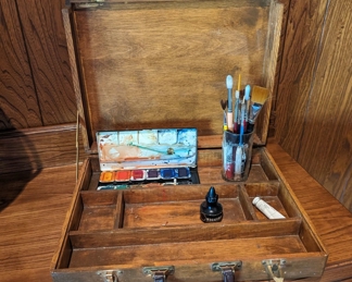 Fine Wood Painting Portable Case