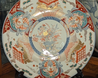 Exquisite Antique Japanese Imari Charger - Pair