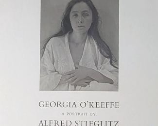 Georgia O'Keeffe by Alfred Stieglitz framed poster