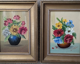 1970s Frank Linnell Oil Paintings