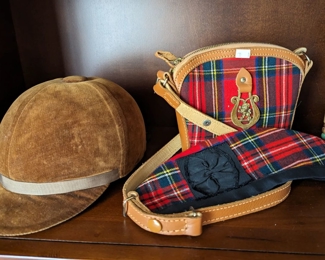 Equestrian Riding Cap, Scottish Purse and Hat