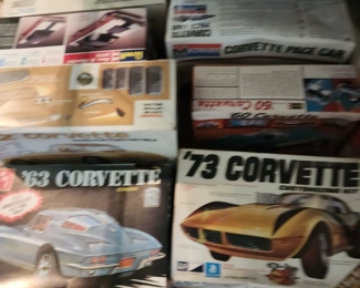 model cars - lots of Corvette