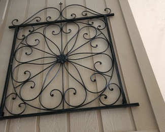 Metal wall sculpture