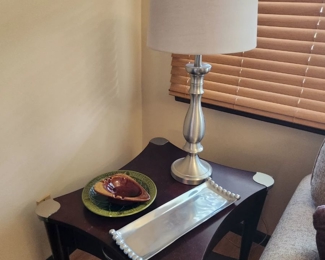 Endtable and ashtrays