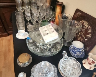 crystal and glassware