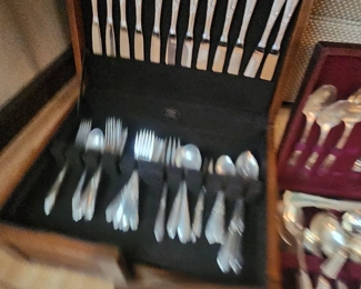 Silverplate flatware