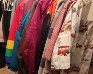 shirts and jackets