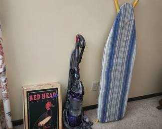 Dyson vacuum, ironing board