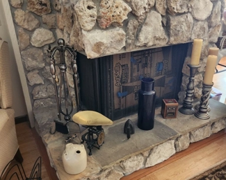 Antique scale, Seminoles Mail box, decor