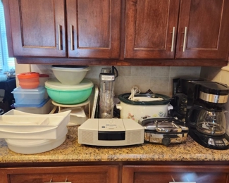 Tupperware, small appliances