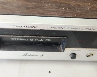 Realistic 8 track and receiver