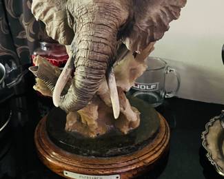 Mill creek, limited edition, elephant, statue, patriarch.