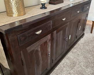Functional buffet or cabinet - great for front entry or living room!