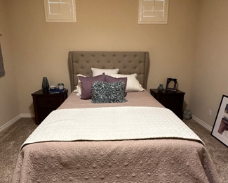 Adjustable bed! This bed is in a guest room and hardly been used!