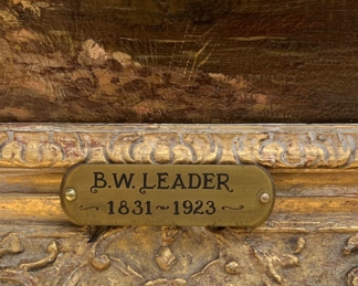 Benjamin William Leader Plaque