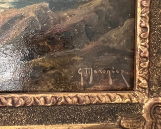 George Philibert Charles Maroniez Signature