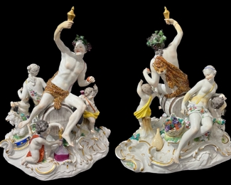 Antique Meissen Figurine "Bacchus"