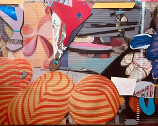 Danny Rolph Mixed Media 
"Delta"
27-1/2"x39-1/2"