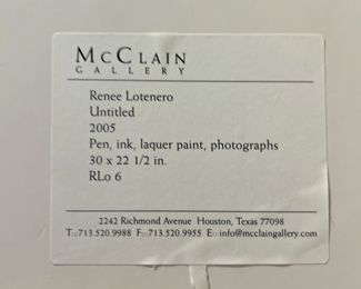 Renee Lotenero Back Plaque 
