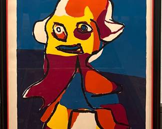 2f Karel Appel Lithograph 