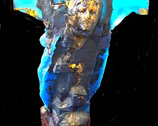 2i Glass Art by Raymond Martinez, France 18.5 x 11.5 