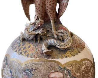 4m1 Royal Satsuma Orb with Phoenix