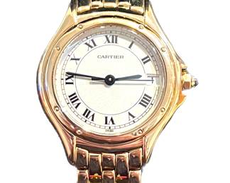 5a Cartier Cougar in 18K Yellow Gold