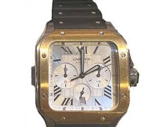 5q Cartier Santos de Cartier Chronograph