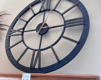 Wrought Iron Clock