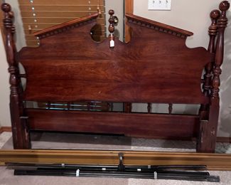 Double Bed Headboard, Footboard and Frame