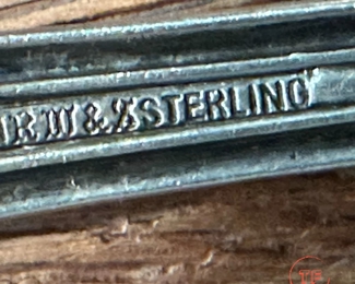 Antique RW & S (Wallace) Sterling SILVER Flatware - 1896 Lucerne Pattern